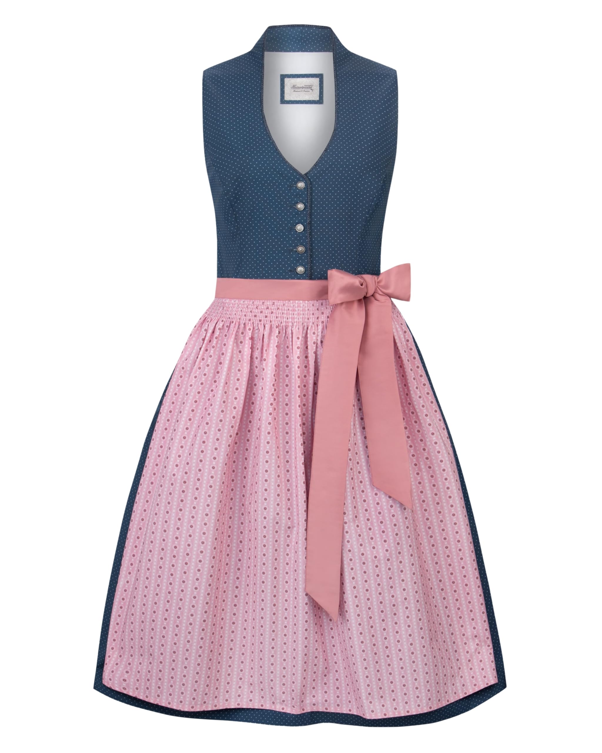 Stockerpoint Damen Marina Midi Dirndl - Traditionelles Tracht Outfit fürɒnions.local Familienfeiertage und Fet.Compose -