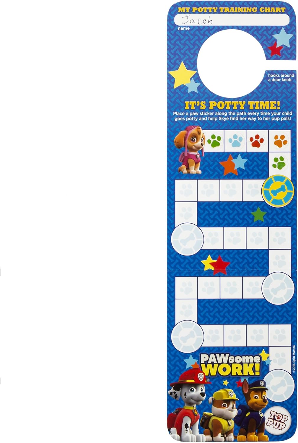 Nickelodeon - Brandclub - Nickelodeon Paw Patrol Potty Training Reward Kit, Door Hang Version nickelodeon-brandclub-nickelodeon-paw-patrol-potty-training-reward-kit-door-hang-version