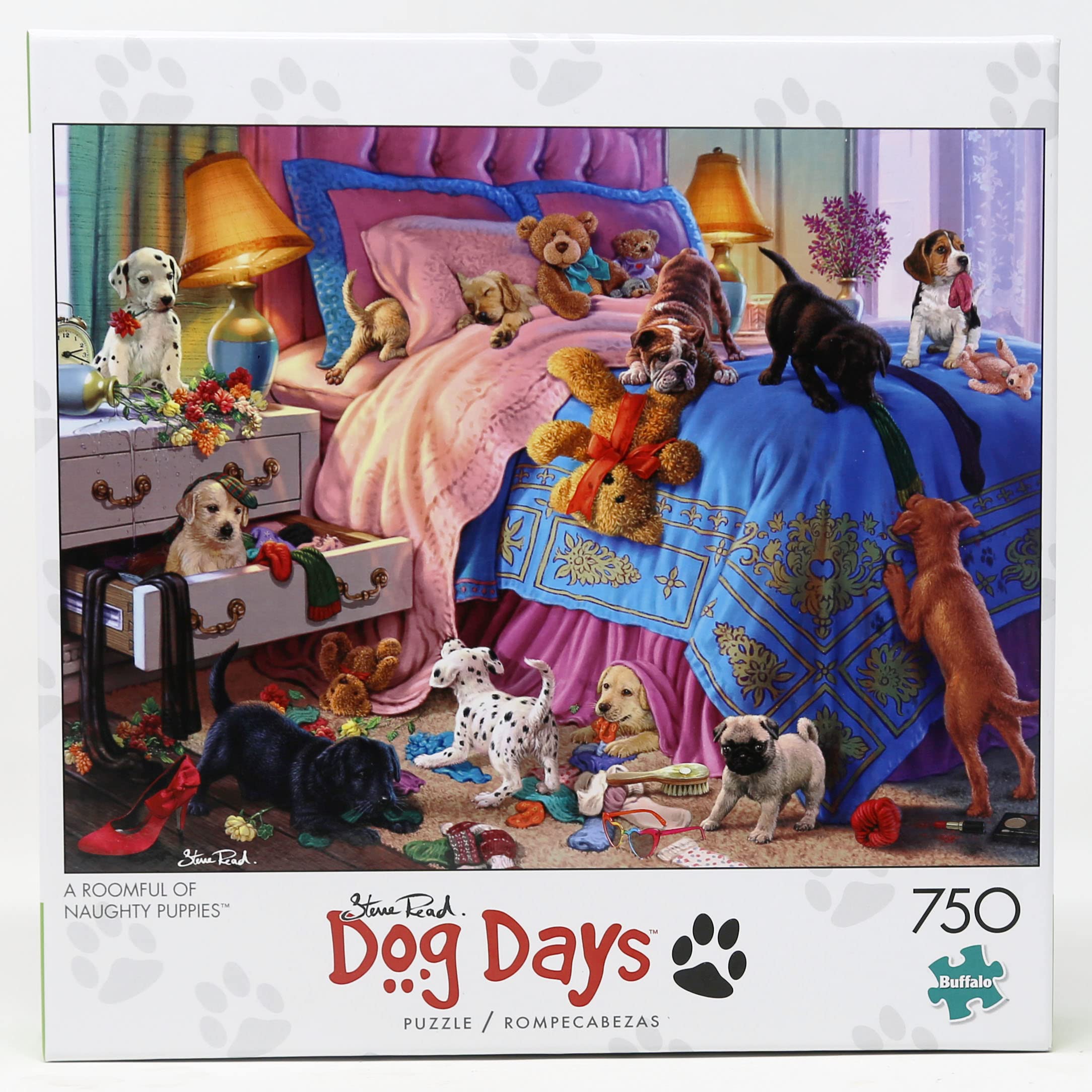 Buffalo Games - A Roomful of Naughty Puppies - 750 Piece Jigsaw Puzzle