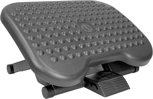 Mount-It Reposapiés ergonómico para debajo del escritorio Reposapiés de oficina de altura ajustable con 3 niveles de altura Taburete inclinable Mount-It Reposapiés ergonómico para debajo del escritorio Reposapiés de oficina de altura ajustable con 3 niveles de altura Taburete inclinable