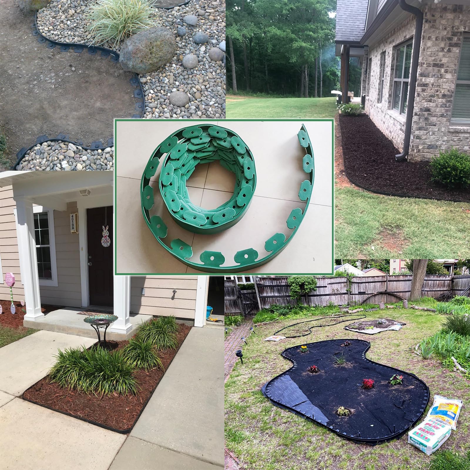 Bordo Flessibile Per Aiuole 10m Con Picchetti Nero | Leroy Merlin - Foto 6