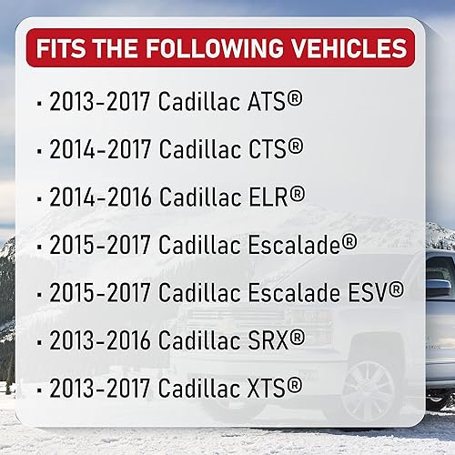 Miniatura 5 de Pantalla táctil CUE de repuesto – Compatible con vehículos Cadillac – ATS, CTS, ELR, Escalade, ESV, SRX, XTS – Pantalla de infoentretenimiento sin