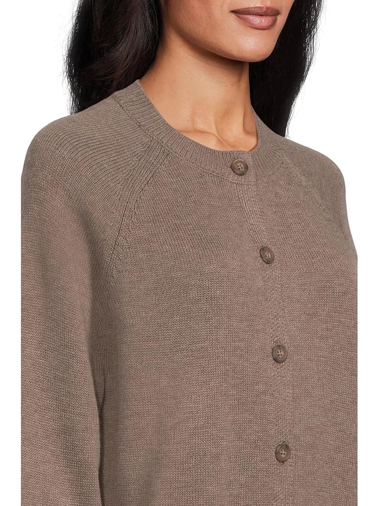 Taupe Vince Camuto Raglan Long Sleeve Crew Neck Card