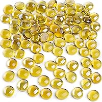 Vista 18 de FUTUREPLUSX Canicas de vidrio plano negro de 1 libra, relleno de jarrón de guijarros de vidrio, cuentas oscuras, pecera, gema decorativa para mesa