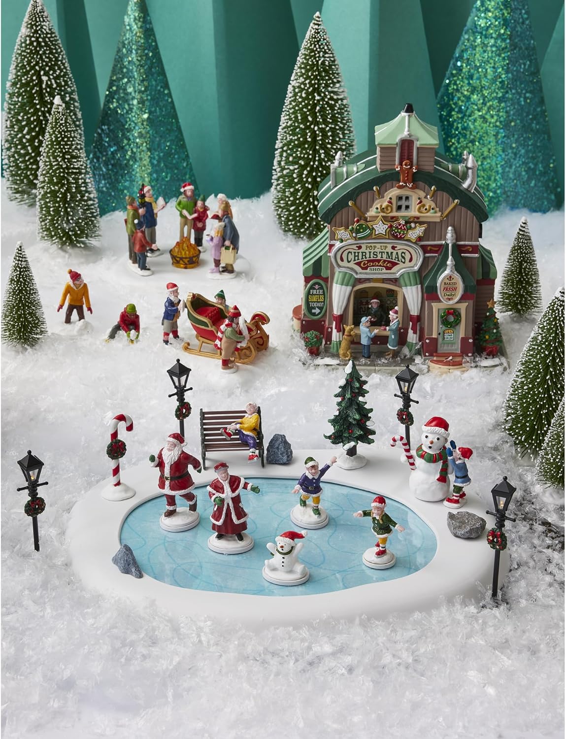 Lemax Pop-Up Christmas Cookie Shop, Lighted Buildings, #45248