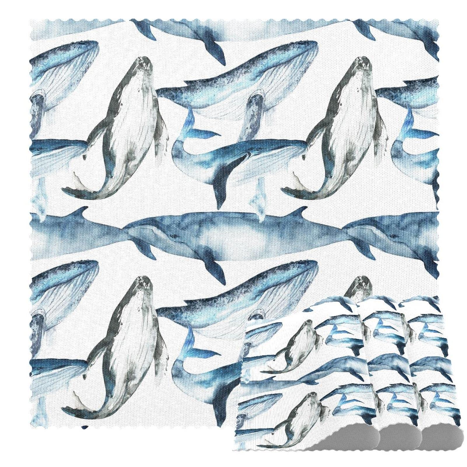 Sets de table antidérapants résistants chaleur motif baleine