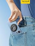 Lamicall for MagSafe Magnetic Phone Grip Stand - 2025 [Upgrade Dual-Hinge] Finger Ring Holder Phone Kickstand, Super Magnet 360° Rotation Ring, for MagSafe Accessories for iPhone 16 17 Pro Max Air Pro