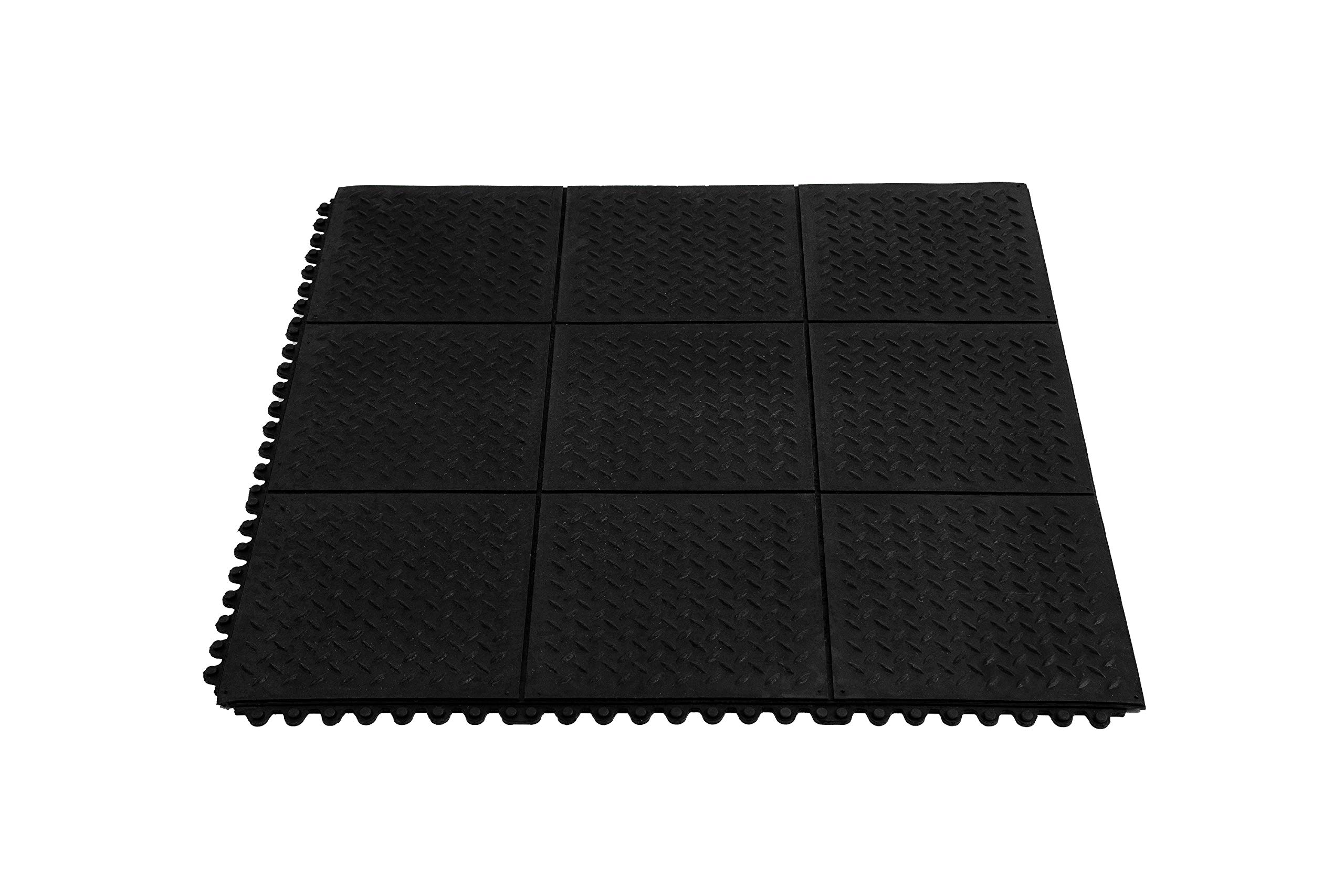 Buy IncStores 5/8 Inch Thick Evolution Rubber Interlocking Floor Tiles