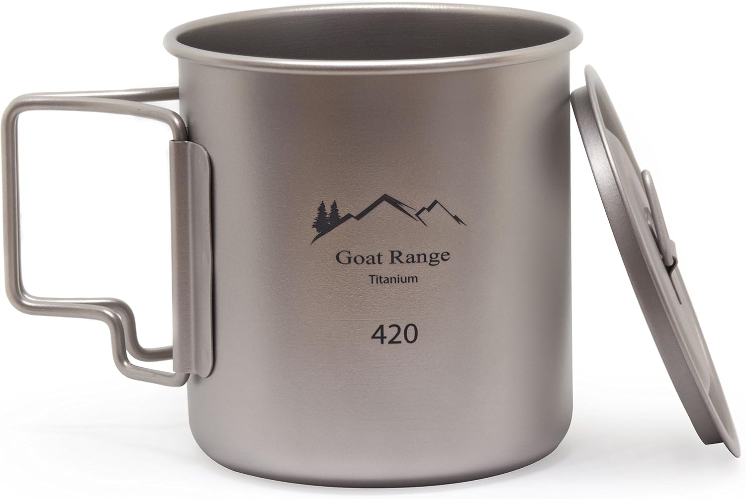 Amazon ゴートレンジ キャンプ用チタン製マグカップ 4ml 蓋付き スクリーンプロテクター 通販