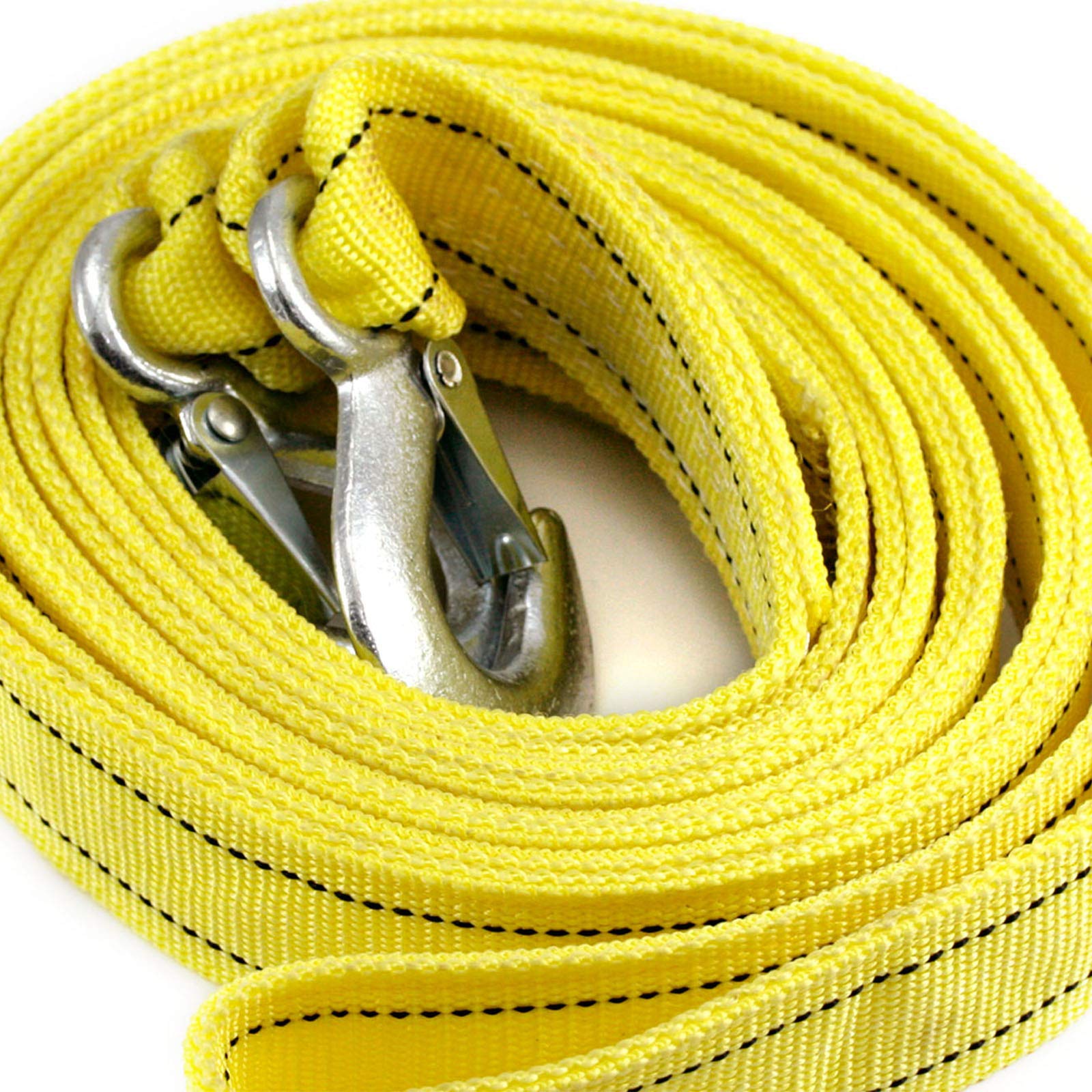 Create idea Tow Towing Pull 5 tonnes 5t Strap Rope Heavy Duty Hooks Recovery Car Van 4x4