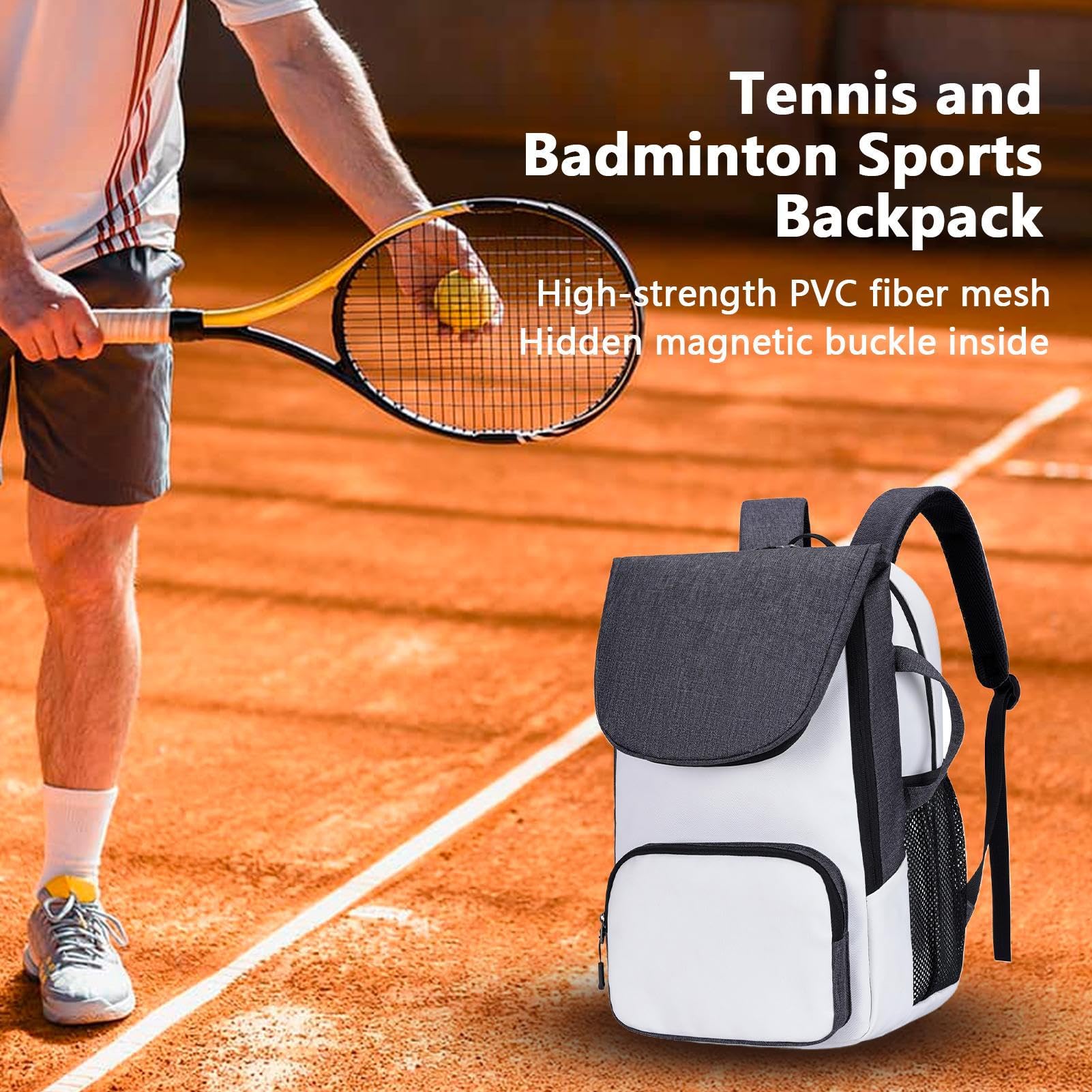 Torba Tenisowa Organizer Przybory Narzędzie Ochraniacze Nadgarstków Buty | Torba duffel na sprzęt tenisowy Dla Rodziny I Przyjaciół Tenis Przechowywanie Organizer Duffle Buty