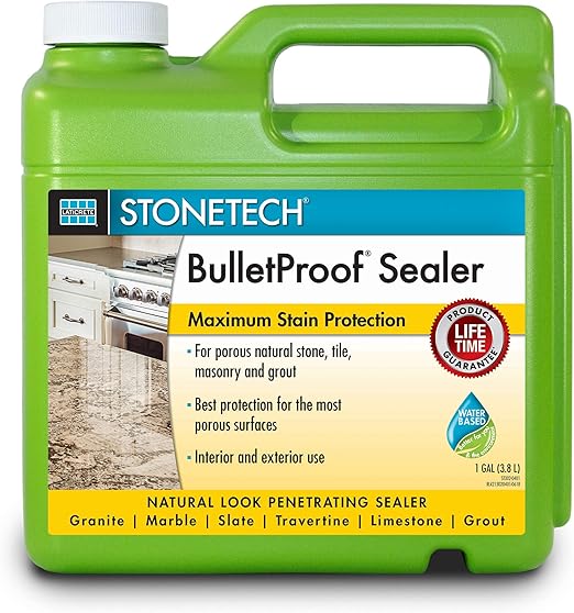 BulletProof Stone Sealer, 1Gallon Container Tile Grout