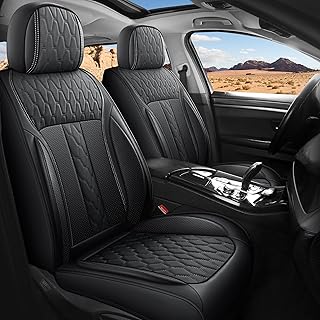 Juego completo de fundas de asiento de automóvil, fundas de asiento de piel de napa impermeables y transpirables para automóviles, fundas universales para asiento de automóvil, aptas para la