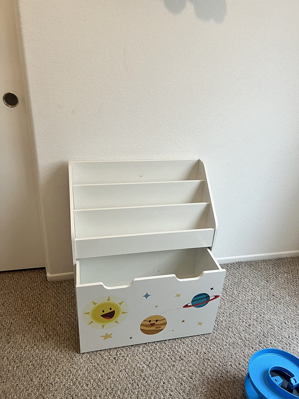 27/mo Finance SONGMICS Kids Bookshelf, Toy Organizer & Toy and Book Organizer for Kids