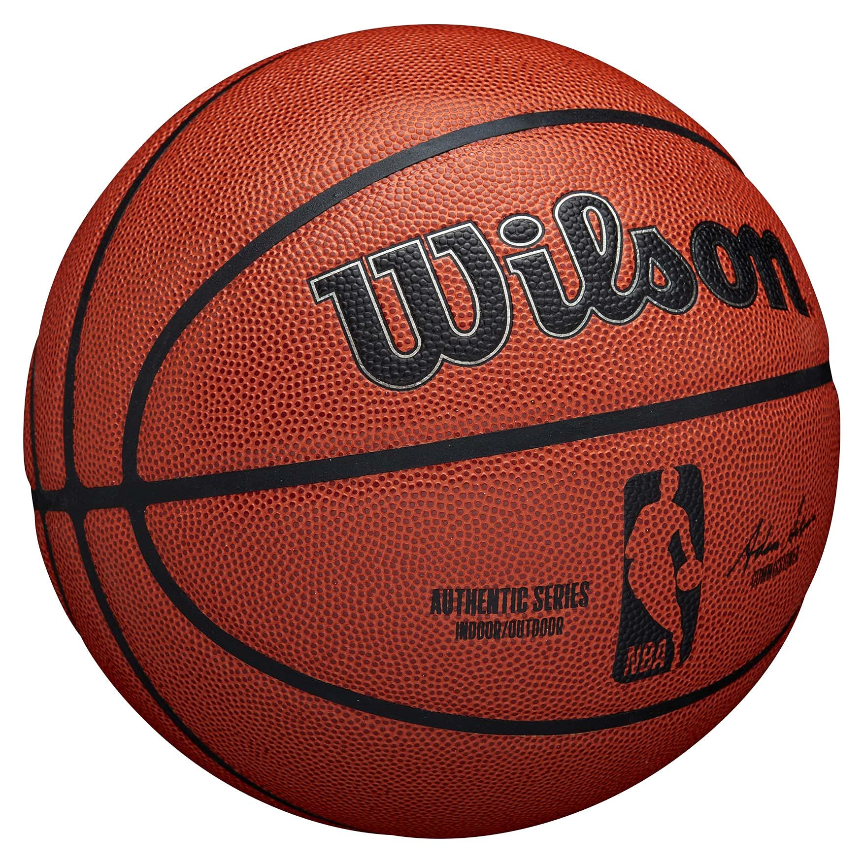 Wilson Ballon de Basket, NBA Authentic Series, Intérieur/Extérieur