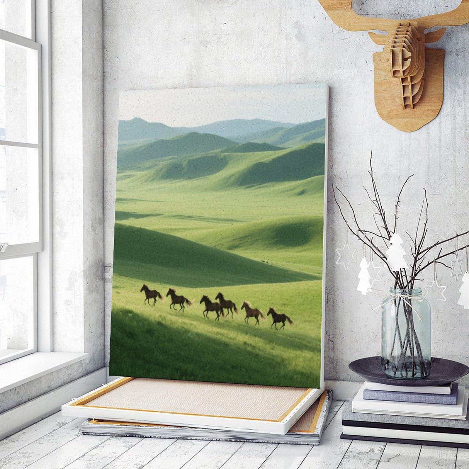 KOAYUBFC Malen nach Zahlen für Erwachsene, Anfänger, Erwachsene, Malen-nach-Zahlen-Kits auf Leinwand, Acryl-Ölfarben, Gemälde mit Pinseln für Geschenk, Wanddekoration für Zuhause, Wanddekoration