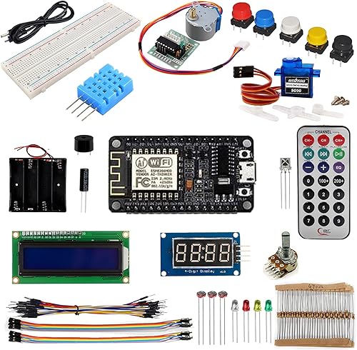 OSOYOO ESP8266 NodeMCU IOT Starter kit con módulo serie de código abierto de la placa de desarrollo ESP-12E