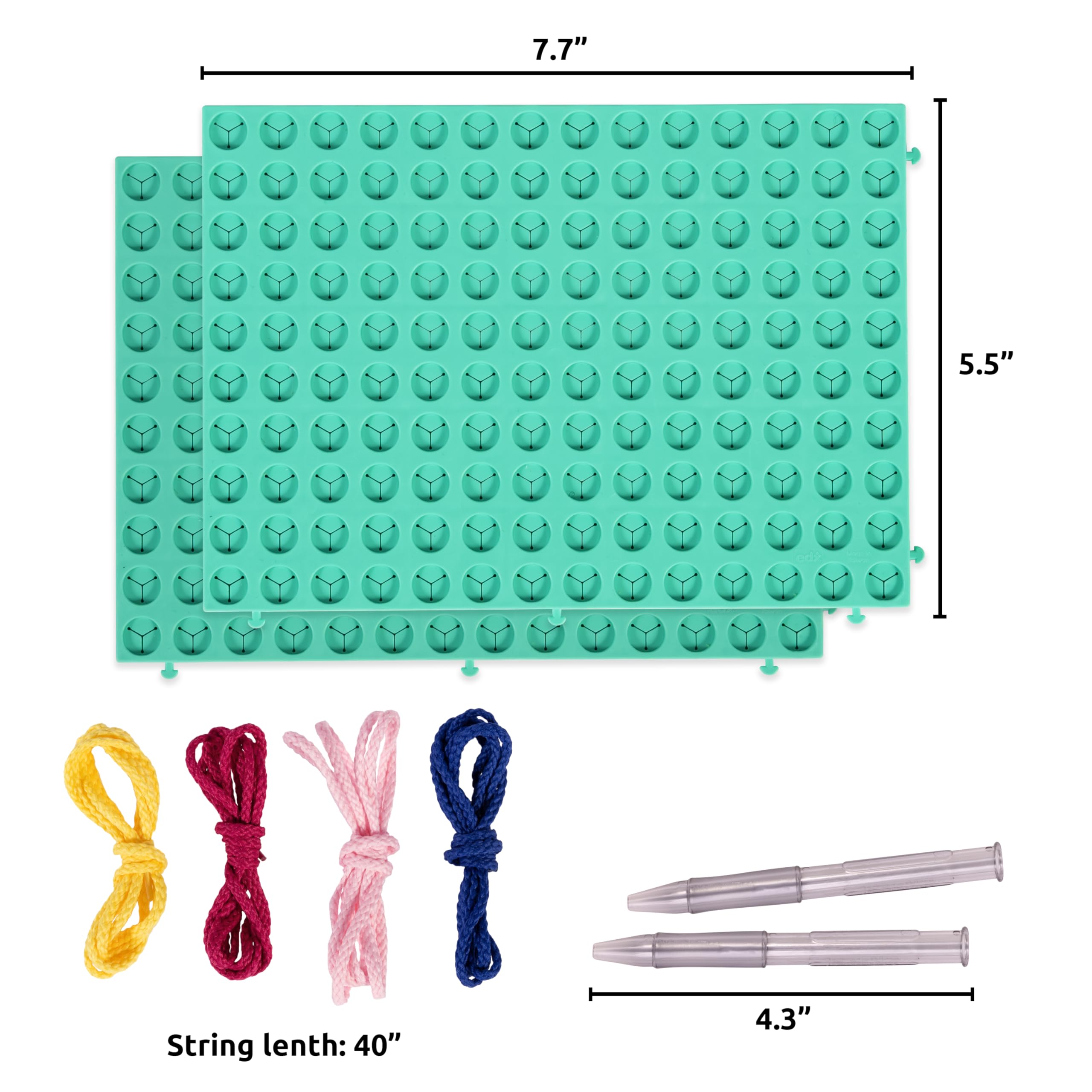 Spark & Wow Calm Down Threading Boards | Aquatica | Set of 2 | Calming Sensory Board | Social Emotional Learning Activities | Occupational Therapy Toys