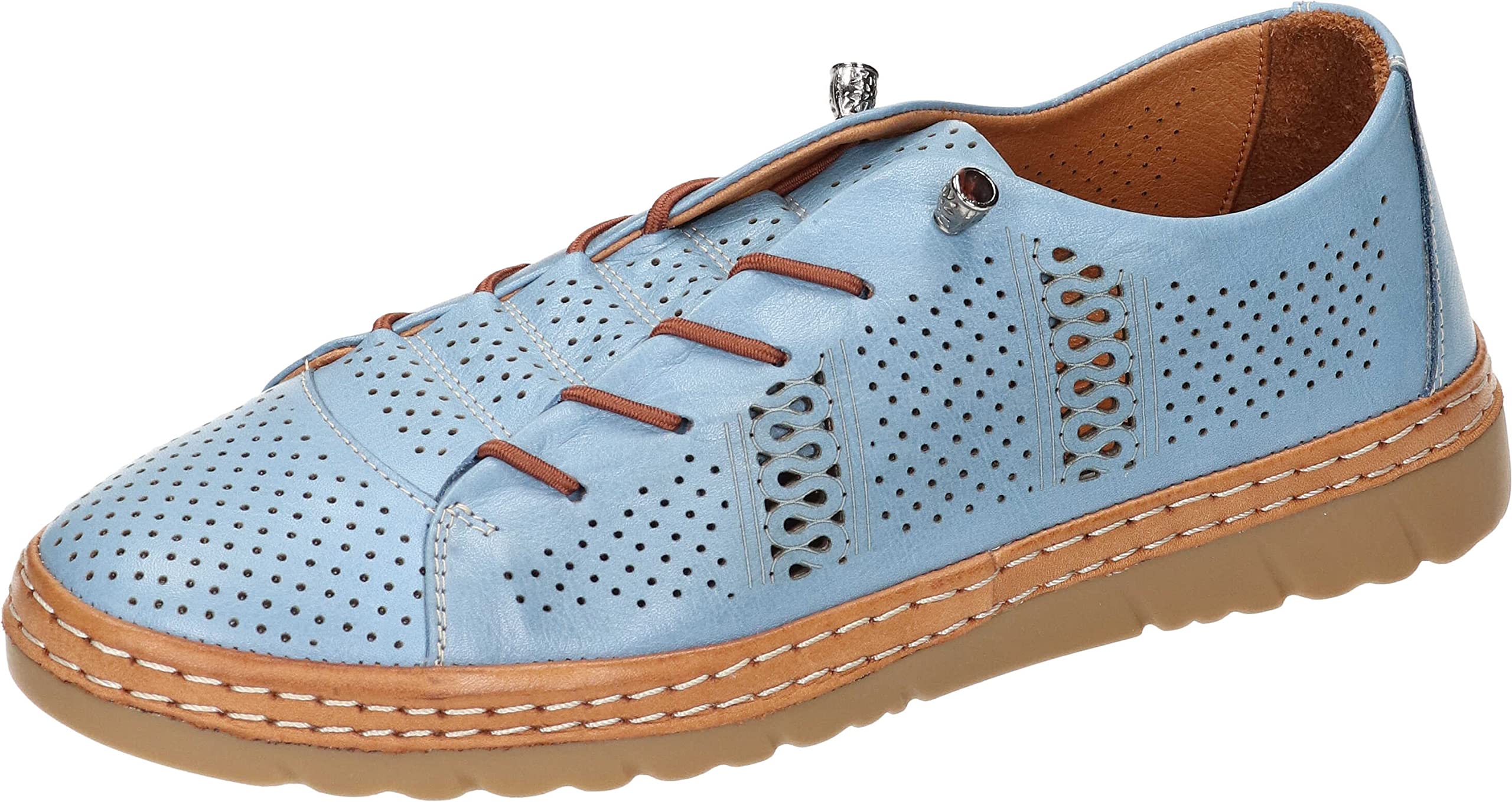 Manitu 840010-51, Loafer, Blau,