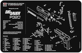 Cleaning Mat for use with Sig Sauer P320, Black