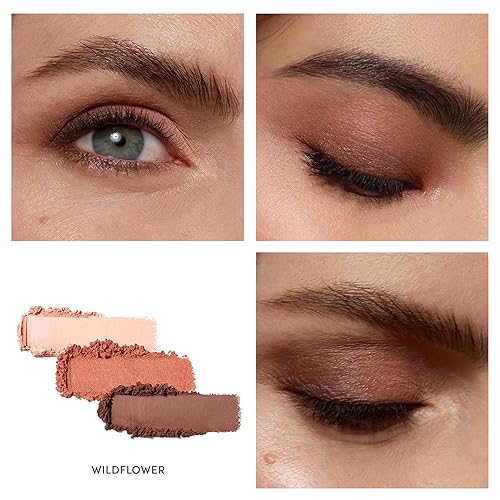 Vista 40 de jane iredale PurePressed - Sombra de ojos triple con base mineral altamente pigmentada, fórmula de larga duración y resistente a las arrugas, segura