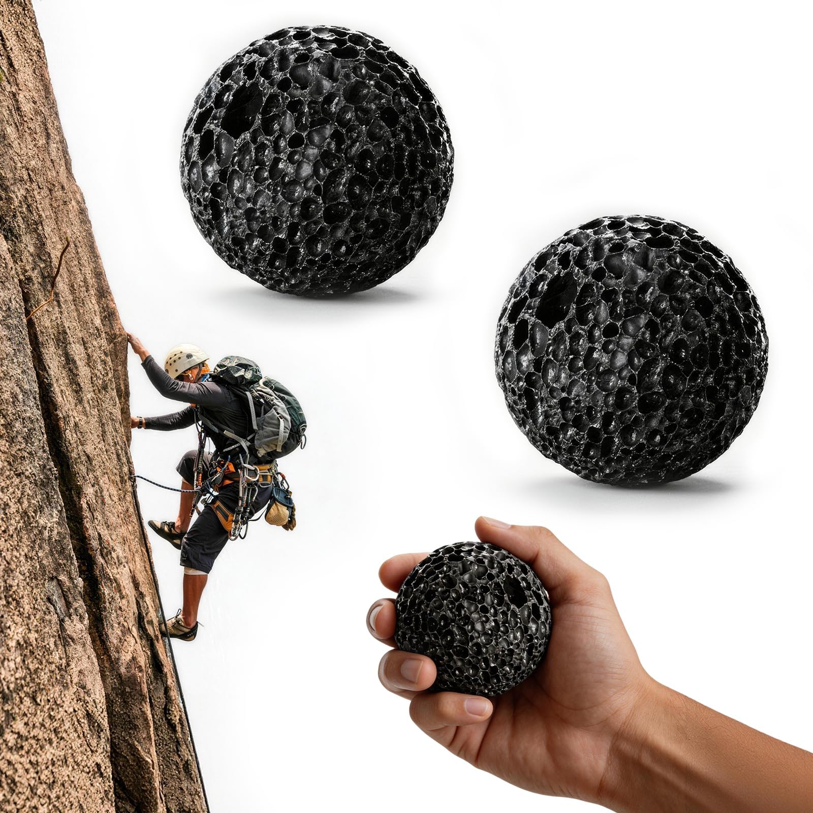 Palla di callo per rafforzare la mano con impugnatura lunare per calli, allenamento per condizionare la pelle, per forza di presa e anti-sudore, per palestra, fitness, sollevamento pesi, arrampicata