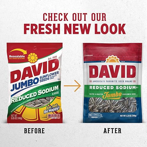 Miniatura 2 de Semillas de girasol de sodio reducidas Jumbo paquete de 4 525 oz cada uno