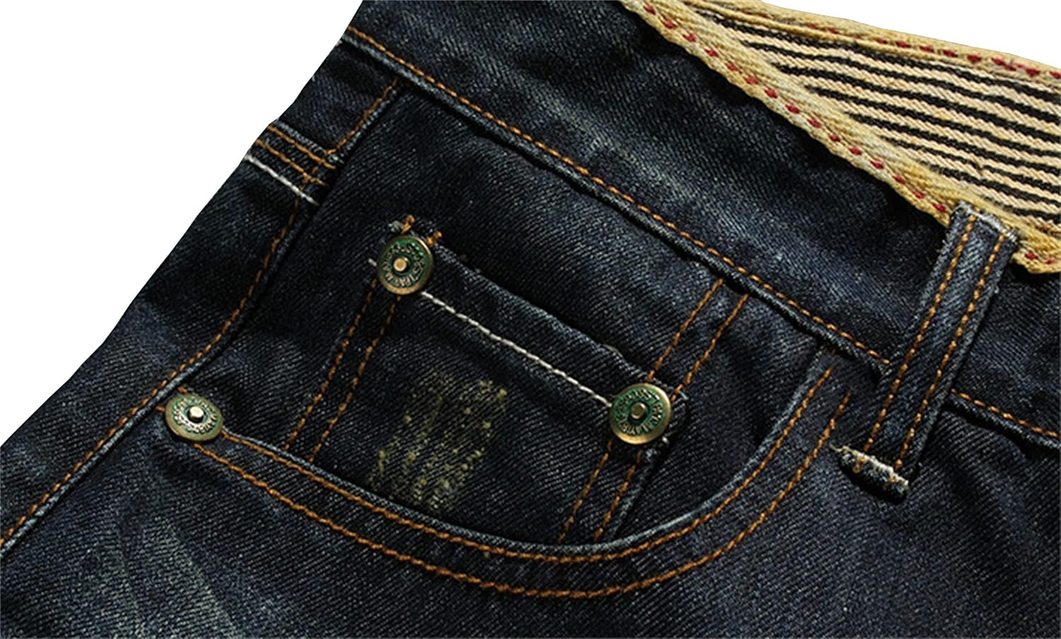 QZH.DUAO Men's Ripped Denim Shorts & Jeans Summer Casual Classic Straight Distressed Ripped Short Jeans - Image 5