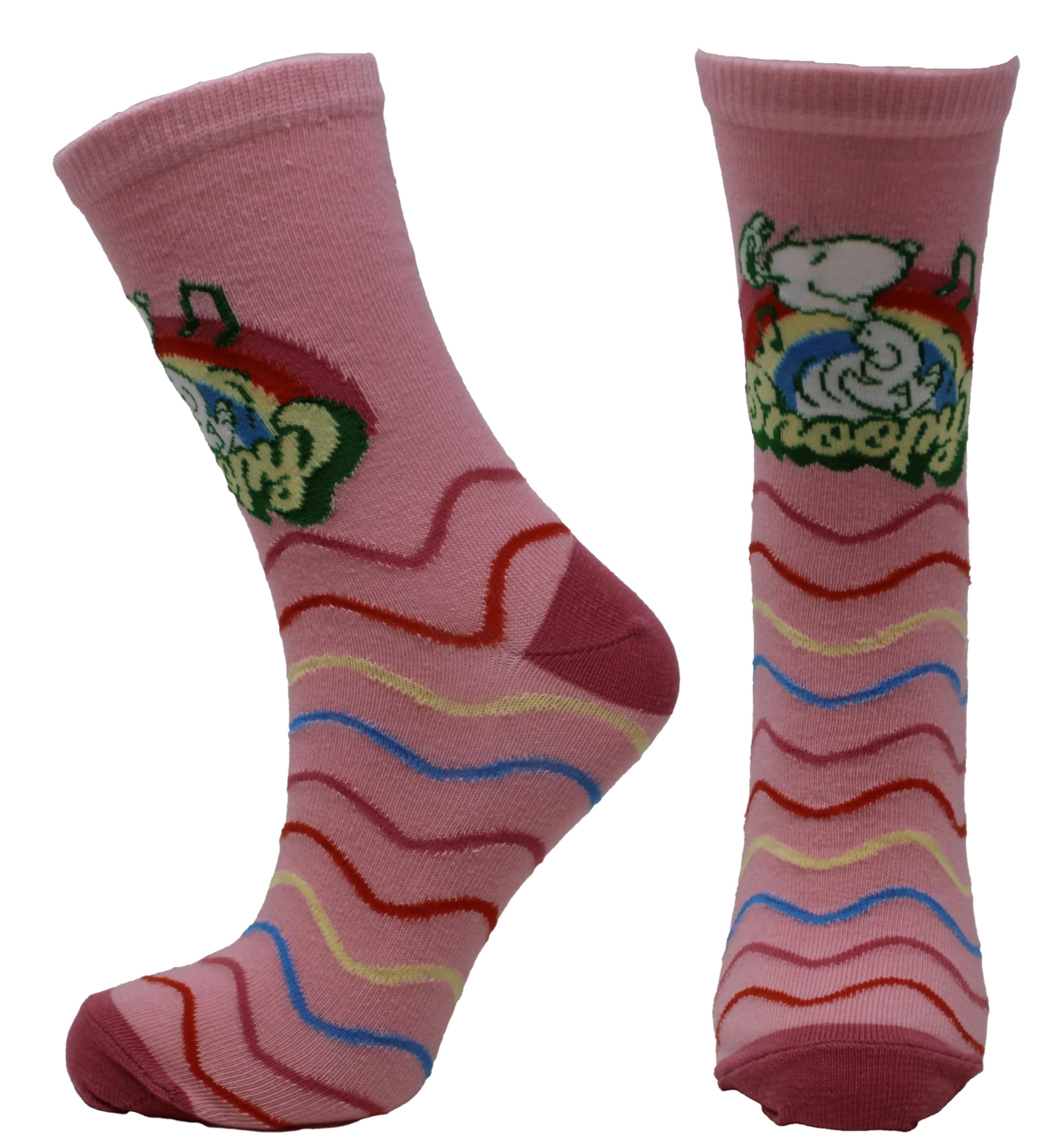 Budget Gifts Snoopy Peanuts Ladies Woman's Socks Size 4-8