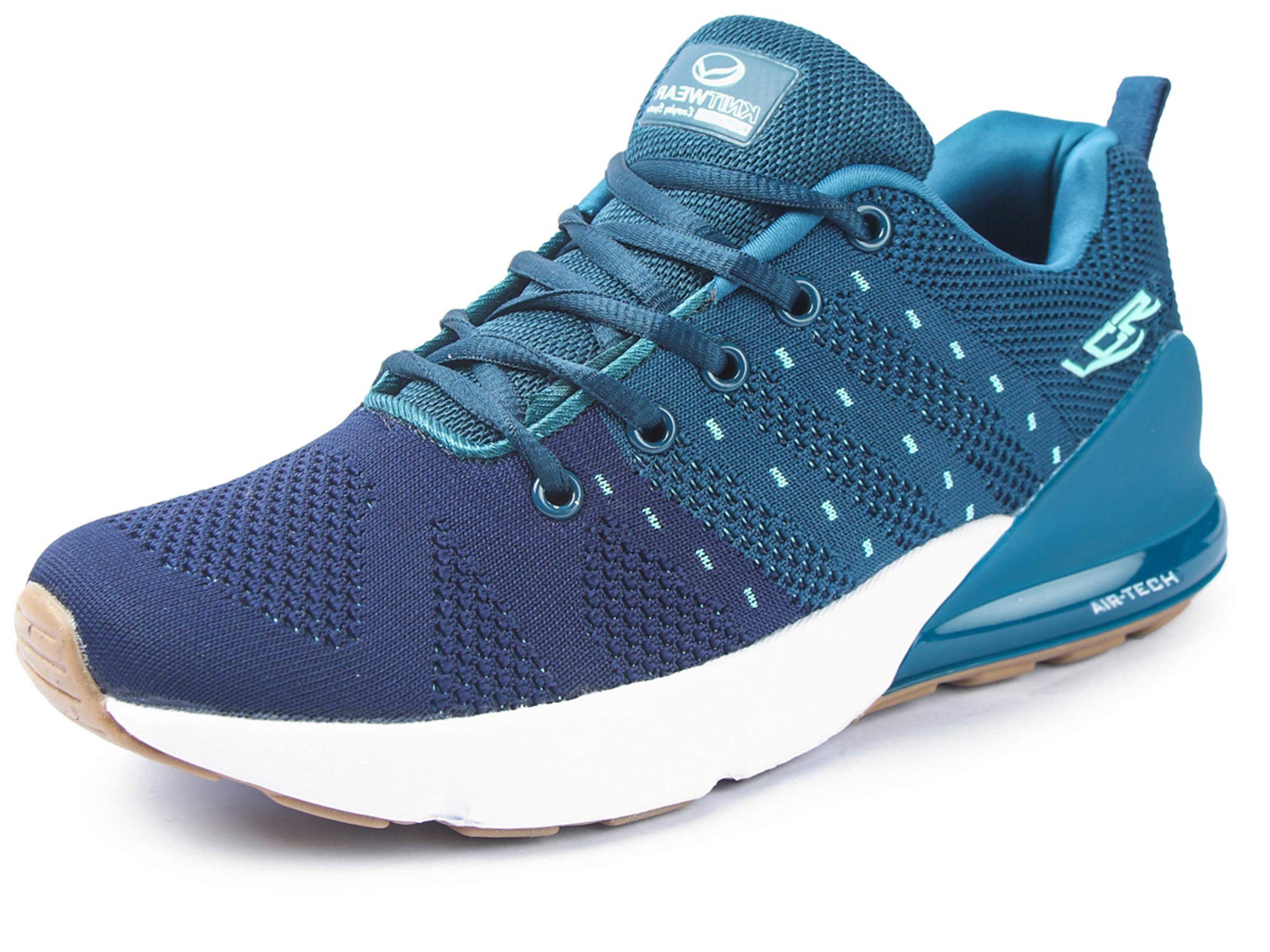 LANCER Mens RAMBO-125BGN-NBL-41 Green/Navy Blue Sports & Outdoor Lace Up Running Shoes (7 UK) (B08VZJRY2D) Amazon Price History, Amazon Price Tracker