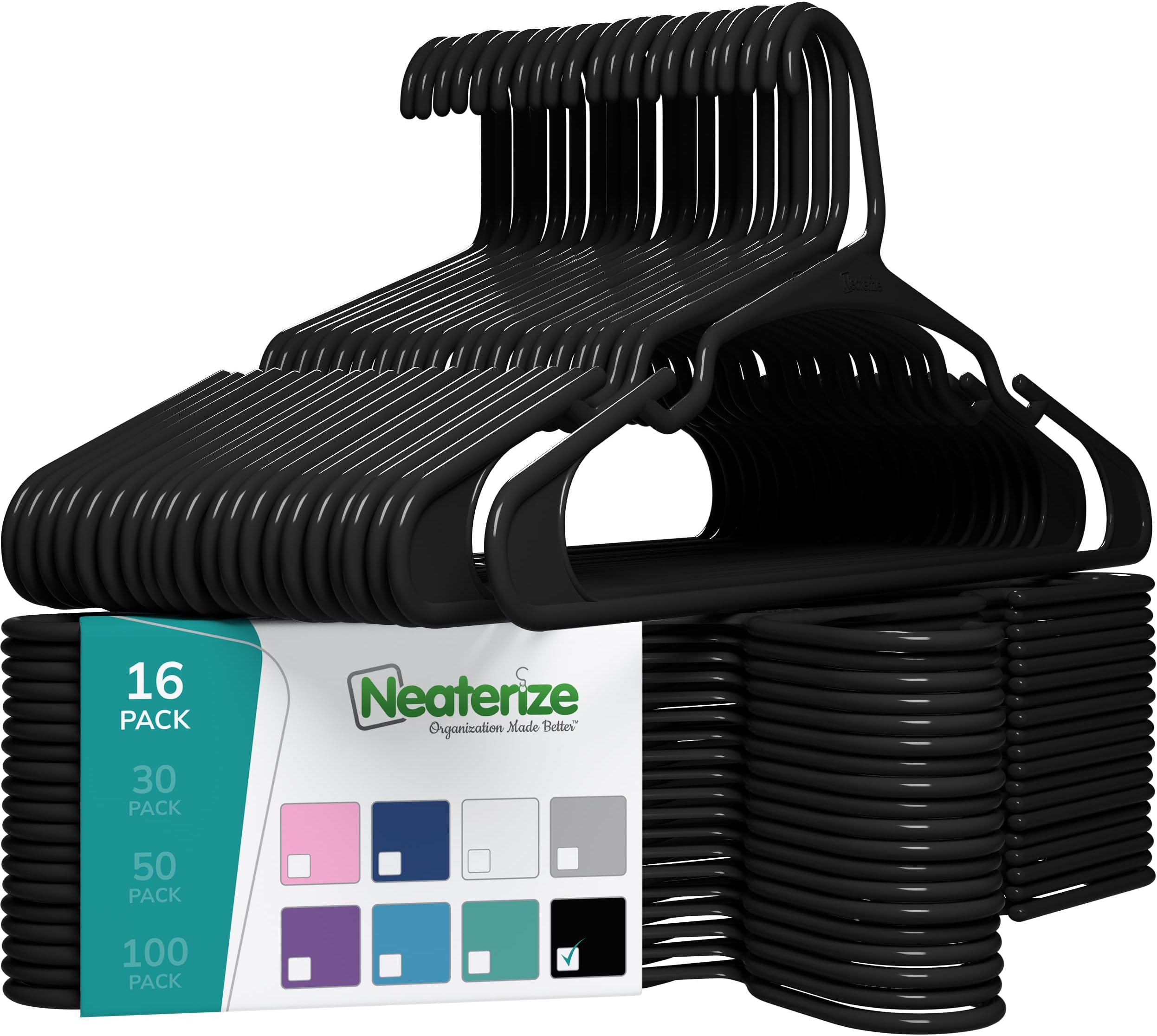 milano home Plastic Hangers 10 Pack, Spruttig Hangers