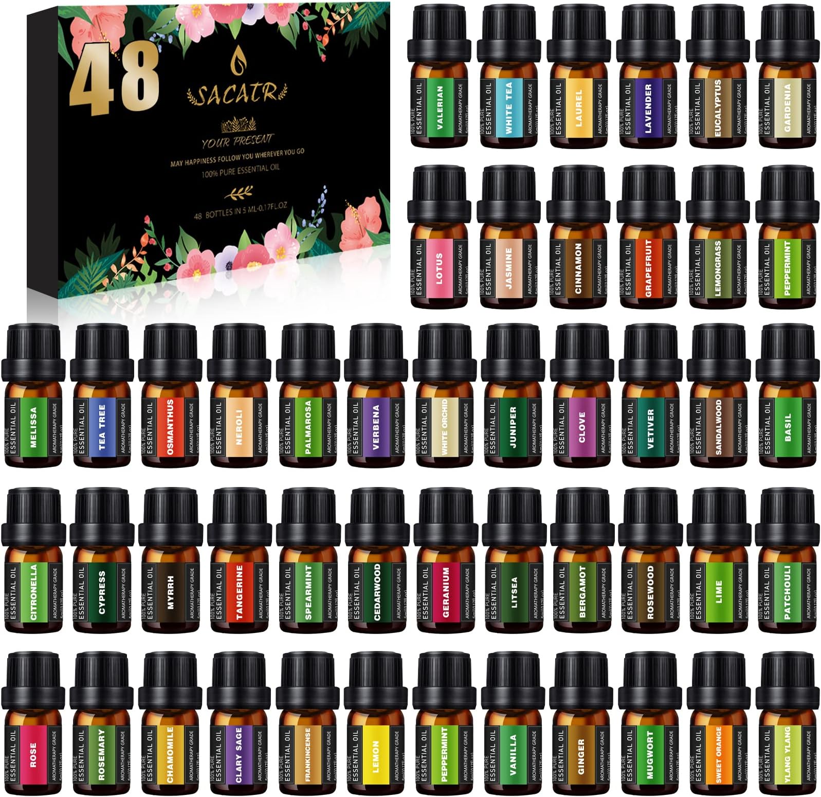 48 bottles essential oil set