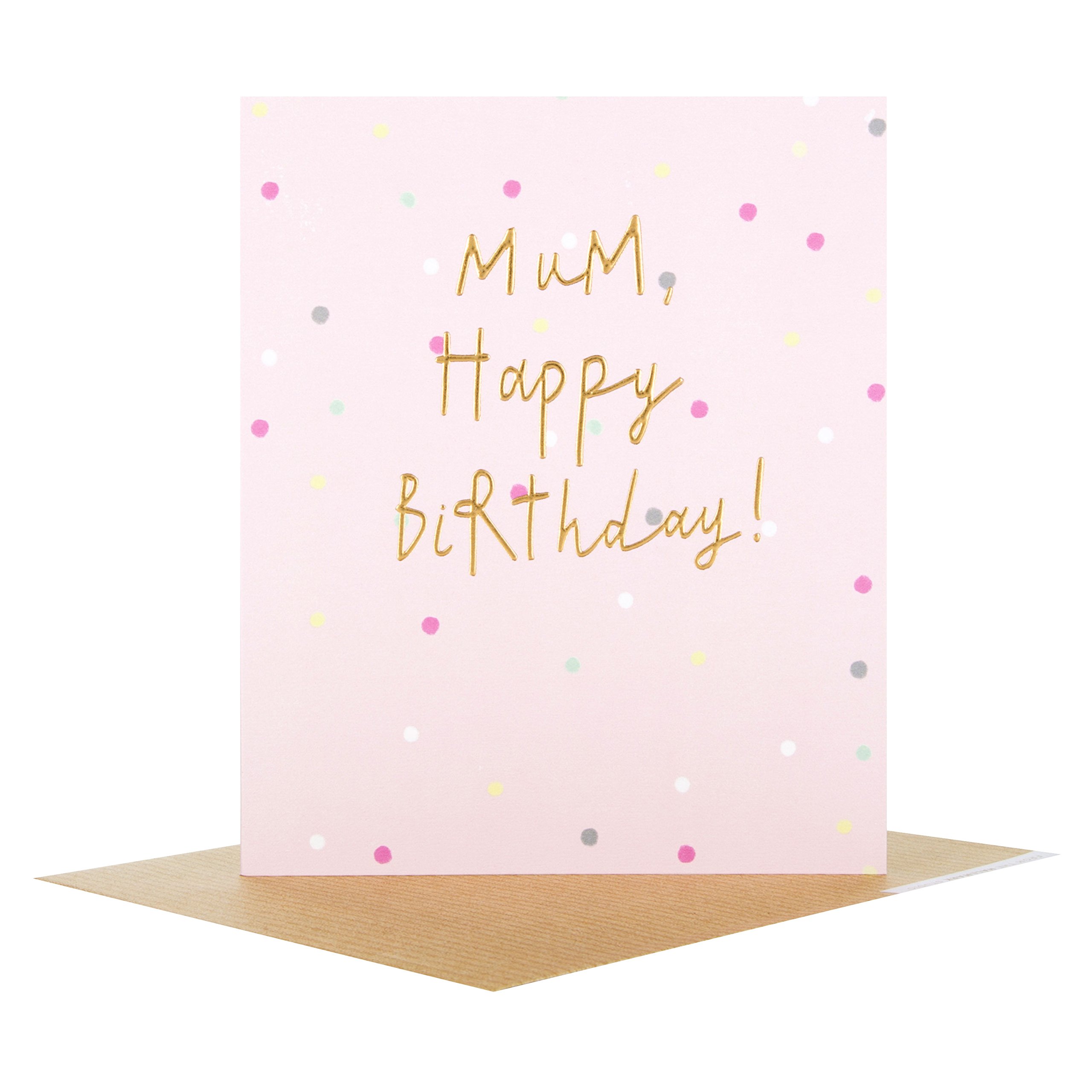 Hallmark 25507463 Mum Birthday Studio Card "Blank" - Small