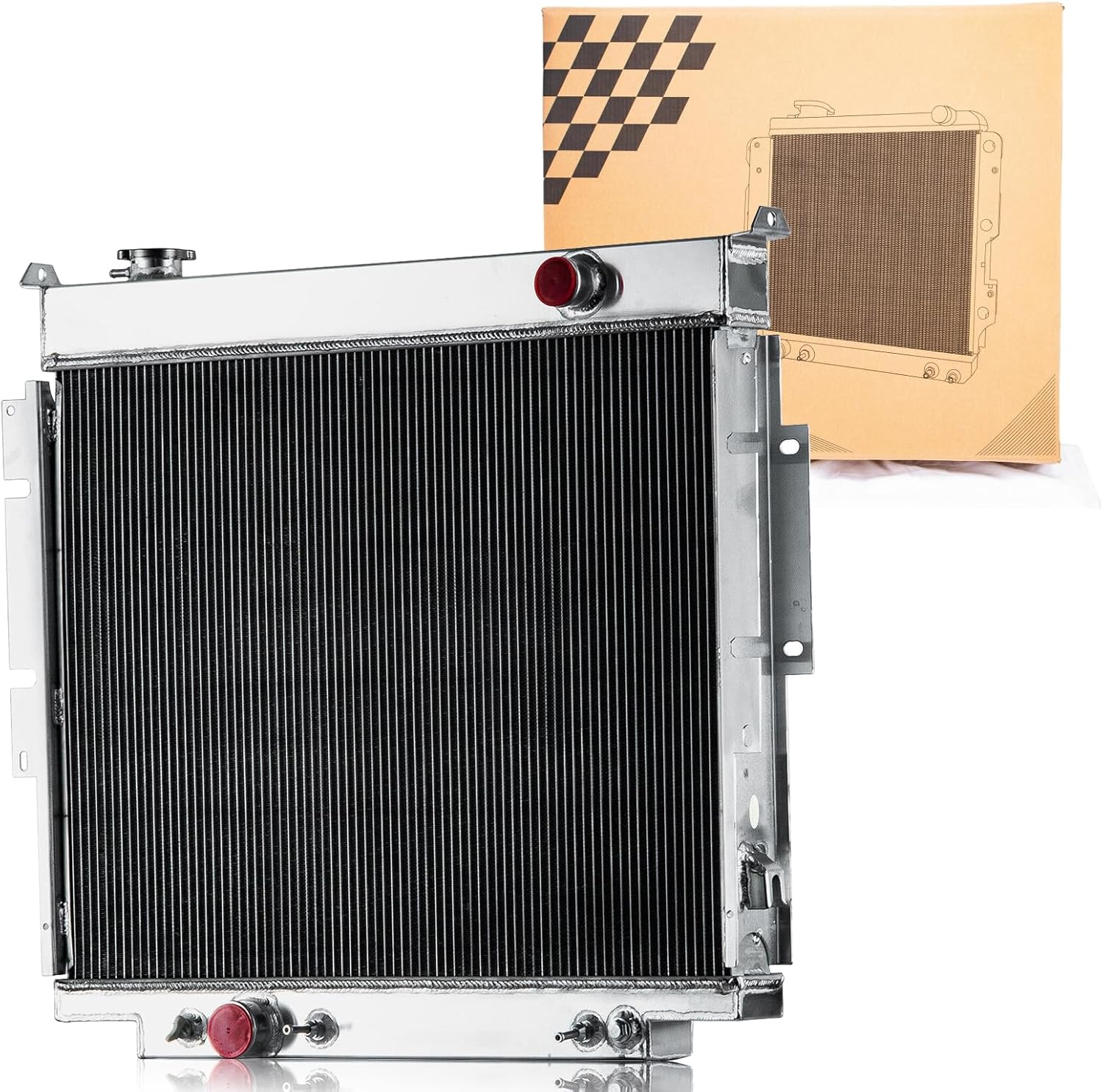 Aluminum Radiator For 1983-1994 Ford F150 F250 F350 F59 Diesel 6.9L 7.3L V8, Radiator For F250, Radiator For F350, Radiator For Ford F Super Duty