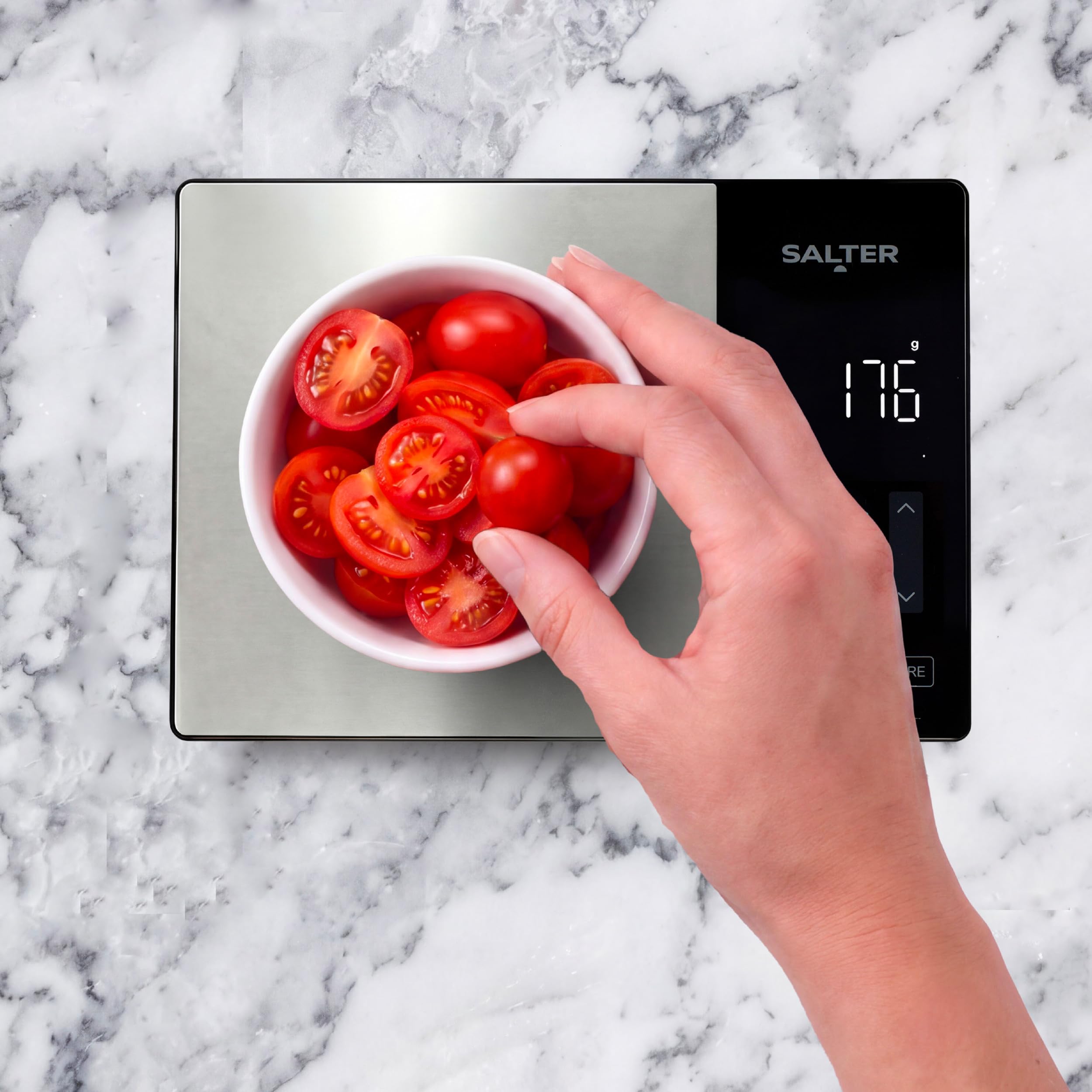 Salter Balance Nährwert-Küchenwaage 5 kg, Bluetooth-App