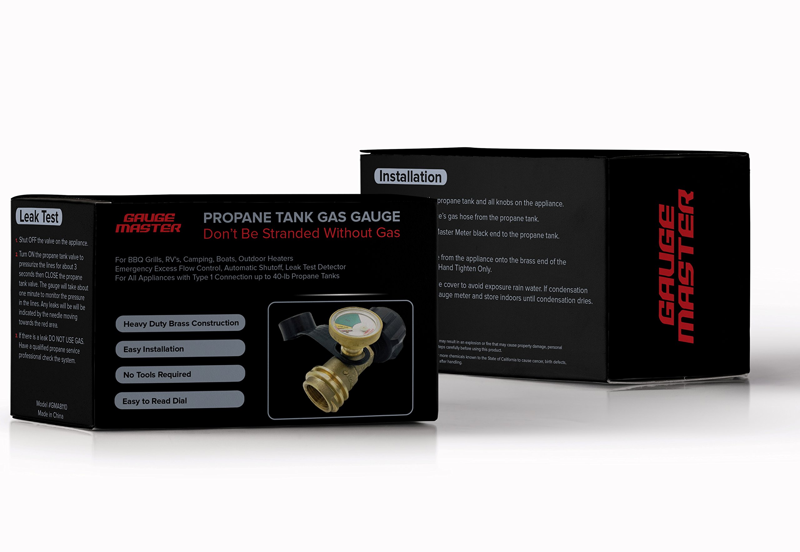 Premium Gauge Master Propane Tank Gauge Gas Meter Cylinder Gas Level