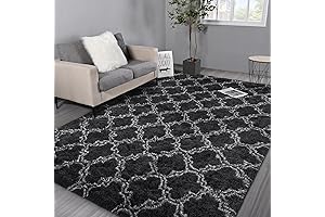 6' x 8' Area Rug: A Geometric Haven for Modern Living Spaces