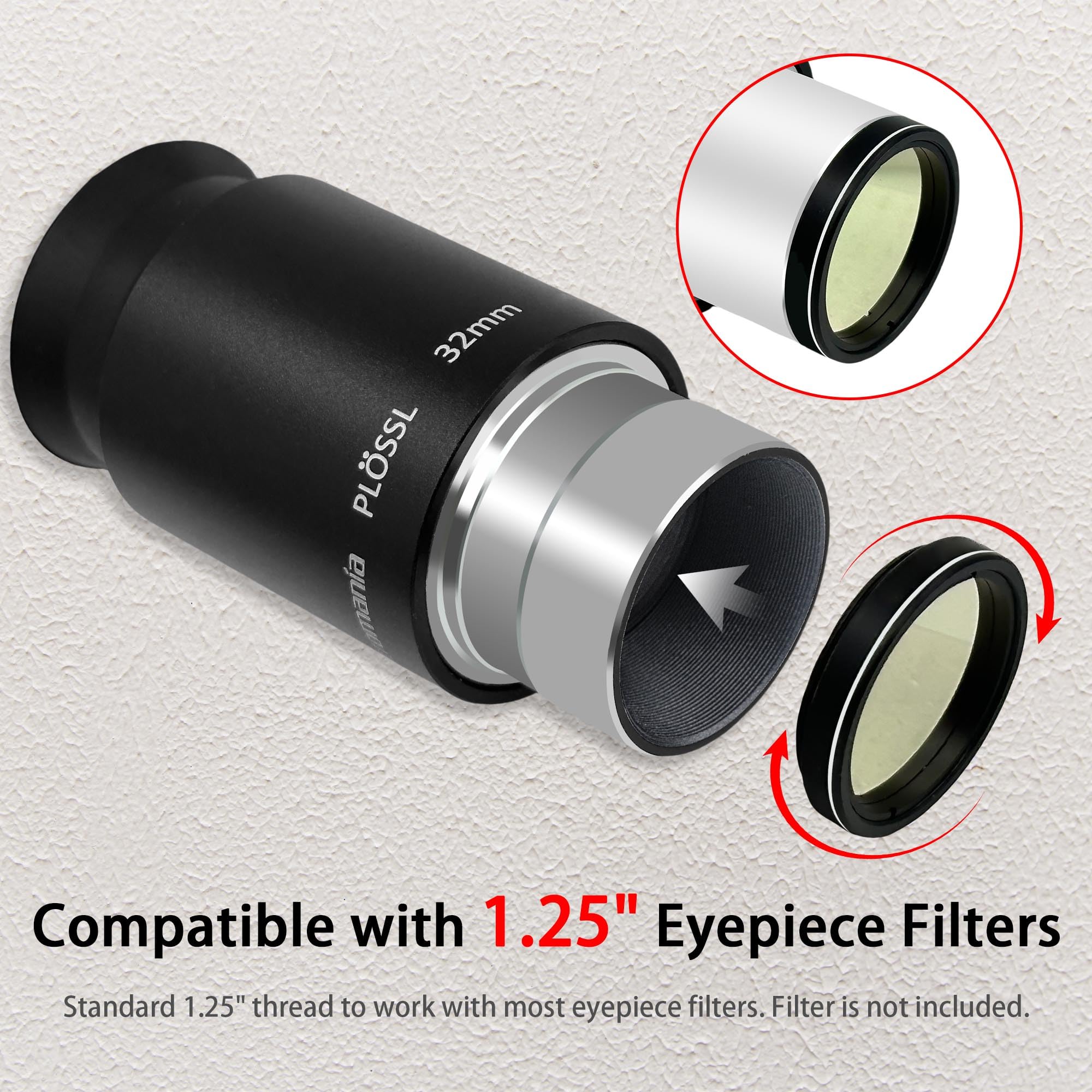 Ocular Multirecubierto Astromania Ocular Telescopio Astromania 1.25\, image size:2000x2000