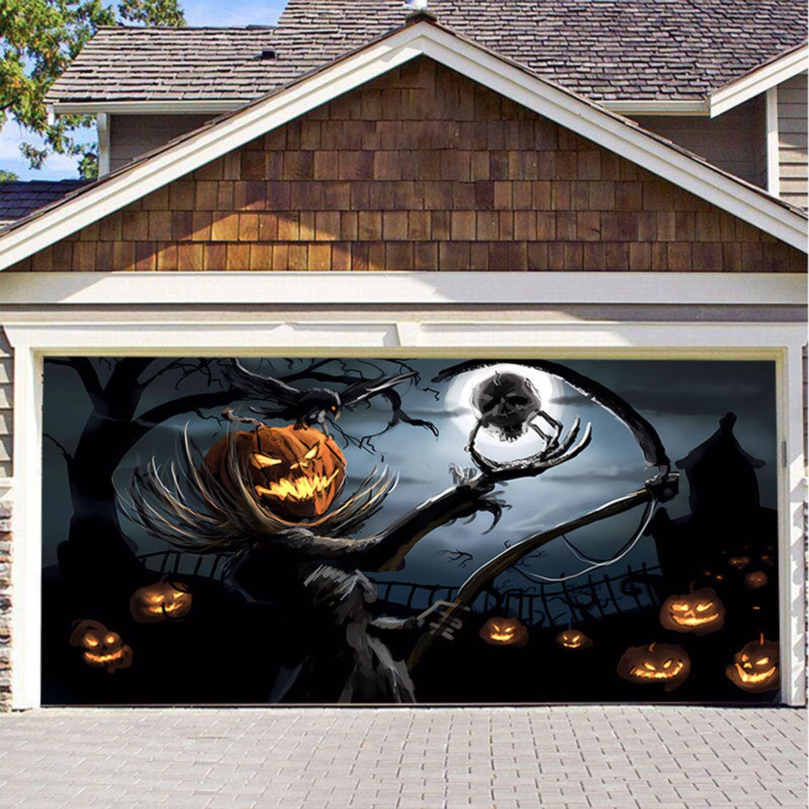 Guirlande lumineuse LED - SONEW - Halloween - 10 têtes de crâne