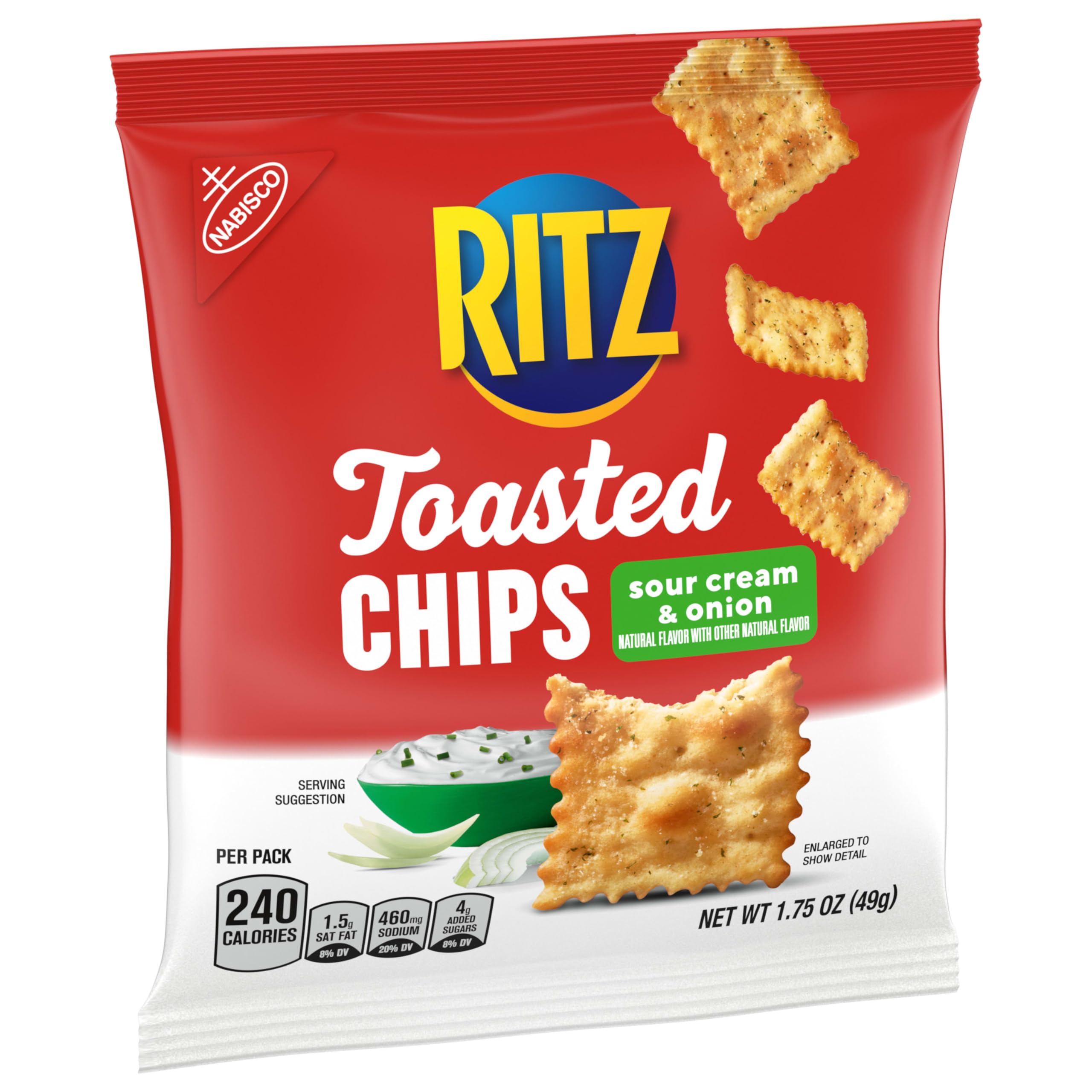 Nabisco Paquete variado de galletas, chips tostados RITZ, galletas de trigo integral y galletas veganas de trigo integral Triscuit Minis, 40 paquetes de aperitivos