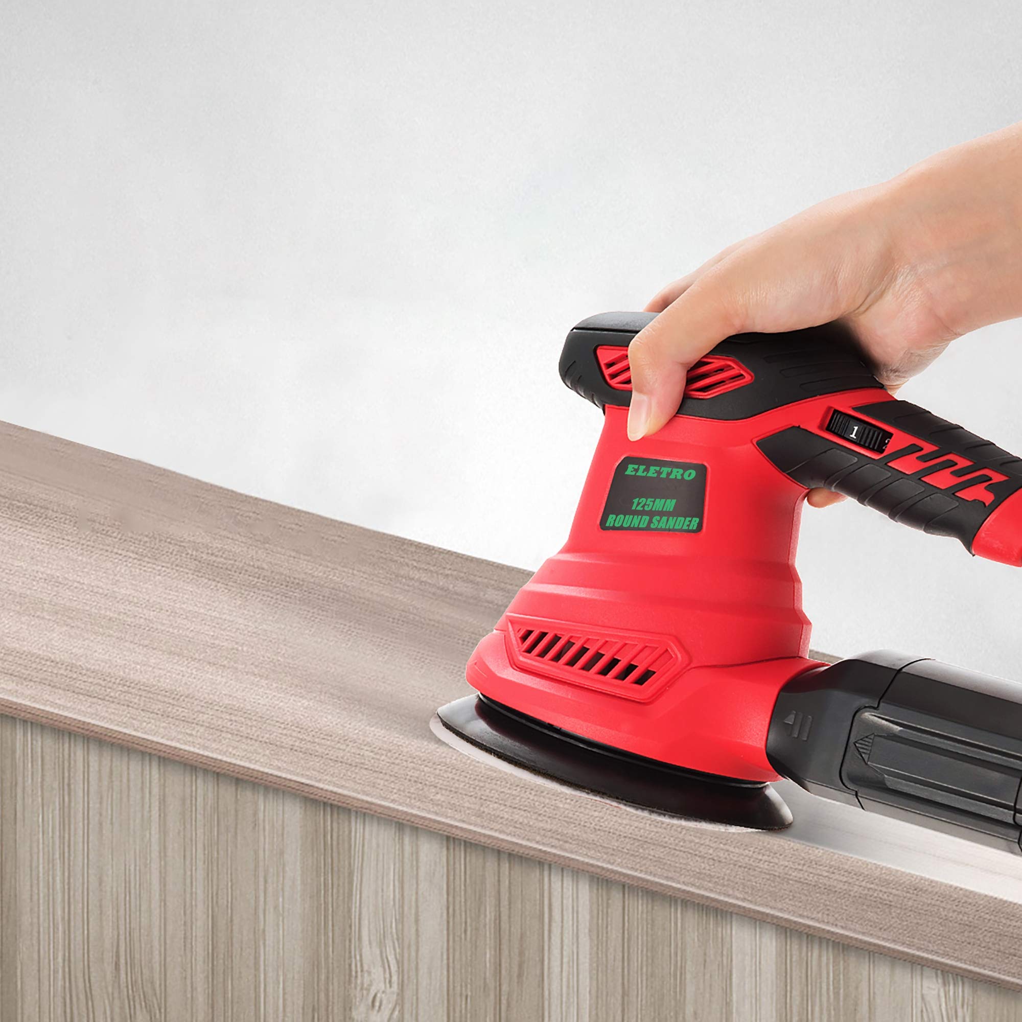 Buy ELECTRO Professional Palm Random Orbit Sander AC 600013000 RPM 6 Variable Speed with Dust