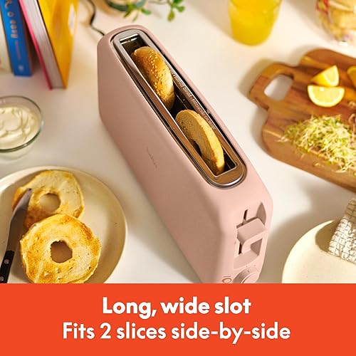 Miniatura 5 de bella 2 Slice Slim Toaster, Fits-anywhere™ Kitchenware, 6 Setting Shade Control with Reheat & Cancel Buttons, Fits sourdough, 10” Long Slot, Anti