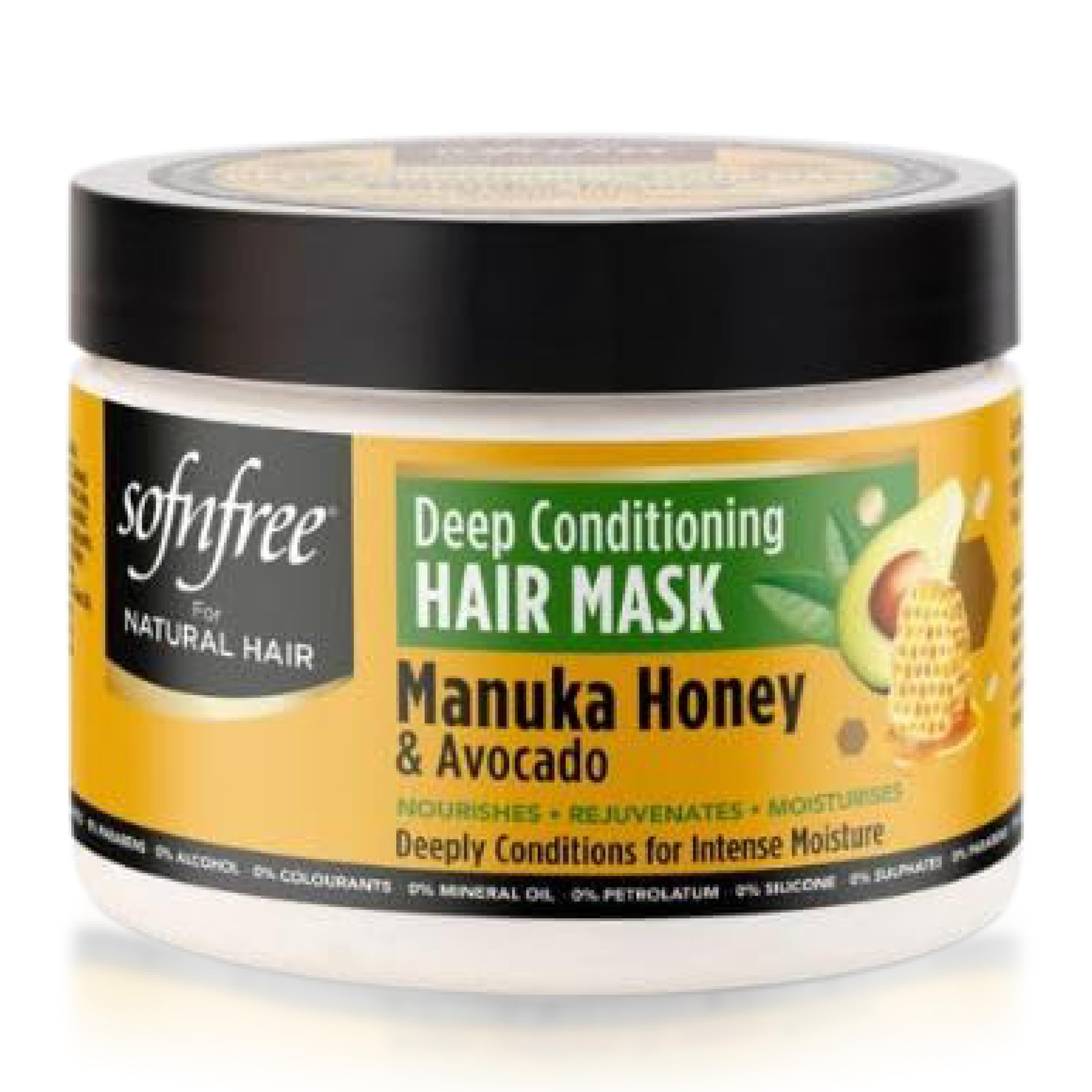 Hair Mask for Dry Damaged Hair with Manuka Honey & Avocado Moisture, Frizz Control, Smooth Shine, Sulphate Free, Deep Conditioning Hair Treatment, 325ml Sourced by Bronx International Ltd