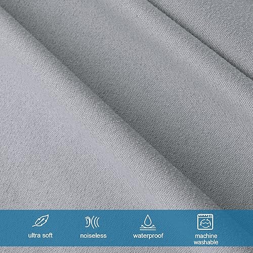 Miniatura 4 de Sábanas impermeables para mesa de masaje, juego de 2 piezas que incluye sábana bajera ajustable de masaje y funda para cuna facial, ultra suaves y