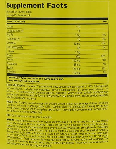 Miniatura 10 de Universal Nutrition Ultra Whey Pro, plátano de fresa, 2 libras