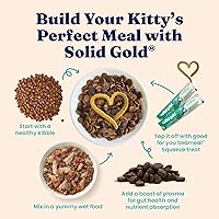 Vista 6 de Solid Gold comida húmeda para gatos desmenuzada con salsa - Alimento enlatado para gatos hecho con atún real - Sin granos de los Cinco Océanos