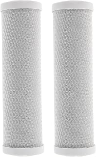 Filtro Purificador de Agua para Casa 2 Unidades de 10 Pulgadas Núcleo de Algodón Pp y Carbón Activado para Filtración Profunda Hogar