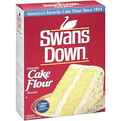 Swans Down Enriched, Bleached Cake Flour, 32 oz (Pack Of