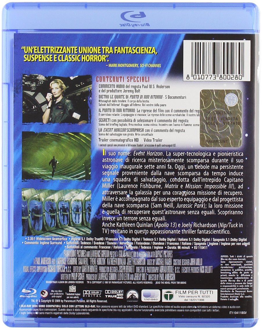 punto di non ritorno (blu-ray) regia di paul w.s.