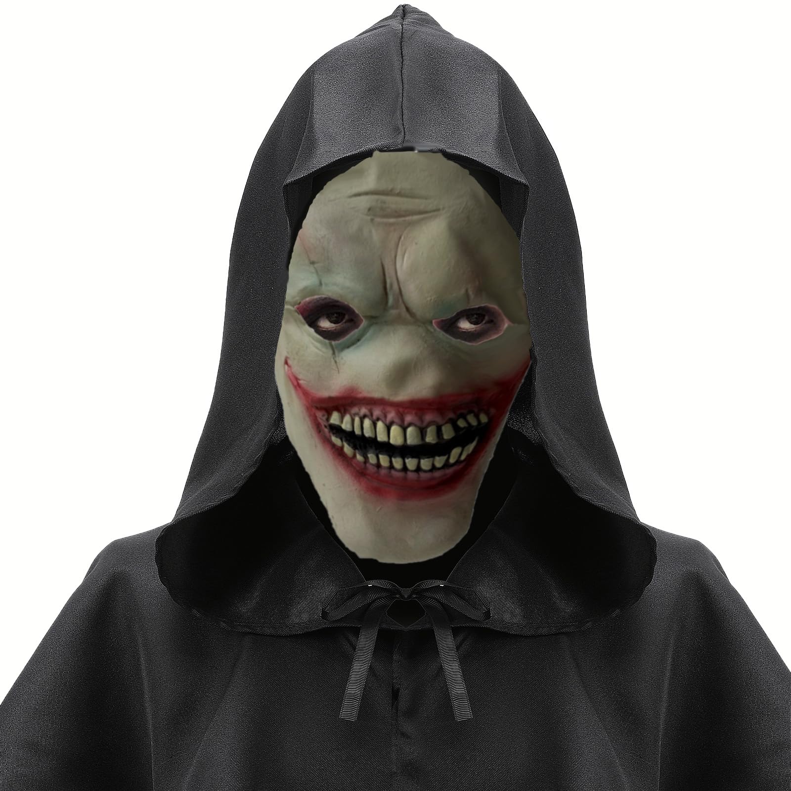 TOPOQ Clown Killer Mask Adults Joker Mask Scary Halloween Costume Party Masks Demon Vampire Masks Fancy Dress Cosplay Accessories Props — image 1